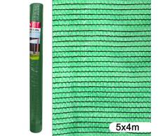 Ldk Garden - Rete di protezione da giardino in plastica verde, 4 x 5 m