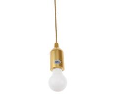 King Home L1776290 Lampada LED K-Light a Batteria Piccola Oro, 6X6X16H