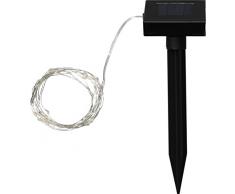 Best Season Illuminazione Solare, Dew Drop, Argento, 25 x 0.5 x 0.5 cm, 480 – 30