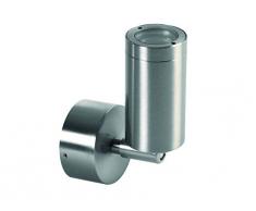 Perel LEDA203 - Lampada LED da Parete Esterna, in Acciaio Inox, 230 V, ip44, 6,5 x 18,5 x 6,5 cm, Colore: Argento