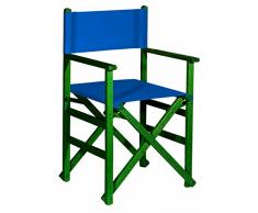Aranaz 1645 - Poltrona diritta pieghevole, colore: verde