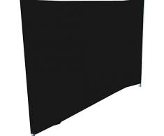 Lato Completa Pieghevole Tela Tenda 450 Centimetri Nero