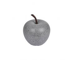homea Giardino 5dej1155bc Decorazione Esterna di Giardino Mela Resina 19,5 cm, Poliresina, Grigio, 19,5 cm