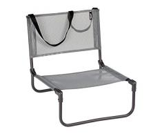 Lafuma Sedia bassa da campeggio, Pieghevole, CB, Texplast, Colore: Selce, LFM2833-8544