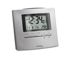 Technoline WT 250 Orologio Radio, Nero/Argento, 9x4.5x8 cm