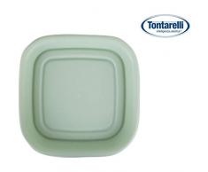 Tontarelli 43983 Sottovaso quadrato Tulipan, Verde Cameo, 20 cm