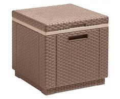Allibert Refrigerante Tavolo Laterale Cubetti Ghiaccio Rattan Plastica