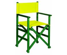 Aranaz 1643 Poltrona diritta pieghevole, Verde