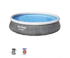 Bestway Set da Piscina Veloce, 3,96 m x 84 cm, colorato