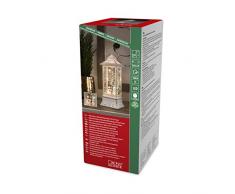 Konstsmide - Lanterna LED con Palla di Vetro e Neve