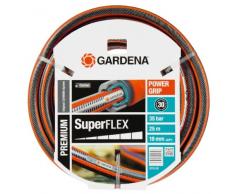Gardena 18113-20 Premium SuperFLEX Tubo da Giardino da 19 mm (3/4), con Profilo Power-Grip, Pressione di Scoppio 35 bar, Indeformabile, 25 m