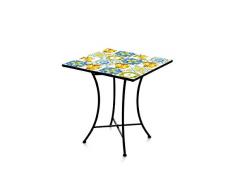 Galileo Casa Tuscany Tavolo Quadrato, Nero