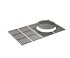 Enders Switch Grid for Gas Barbecue Chicago 4 K, Cast Iron Grate, Black