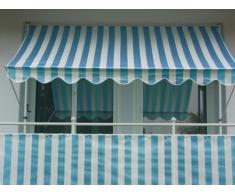 Angerer Morsetto appendino Tenda Strisce di Tessuto PE, Blu.