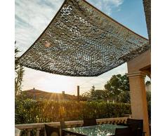 WerkaPro 10105 - Telo ombreggiante traforato, in poliestere, rettangolare, per balcone, terrazza e giardino