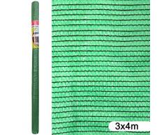 Ldk Garden - Rete di protezione da giardino in plastica verde, 4 x 3 m