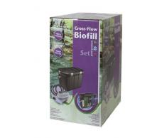Velda, Pompa Filtro Kit Completo Biologico per laghetto Ornamentale e Stagno di Pesce, Cross-Flow Biofill Set 4500 126 401