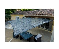 WerkaPro 10105 - Telo ombreggiante traforato, in poliestere, rettangolare, per balcone, terrazza e giardino