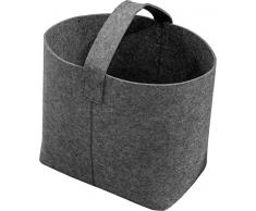 Home & Style Camino in Legno della Cassa della 355312, Grigio, 42 x 28 x 40 cm, 23248