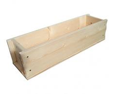 Dehner fioriera, ca. 65 x 19 x 17 cm, legno, colore naturale