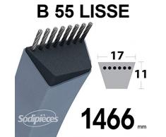 Ratioparts - Cinghia trapezoidale Tipo 1-16 x 1397 Li per trattorino Tosaerba, Colore: Verde