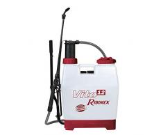 Ribimex PRP120DC Nebulizzatore a Spalla per Prodotti aggressivi Vito 12 l, Bianco/Rosso, 13,55 L