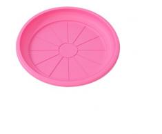 Hobby&Style 11775.0 Sottovaso per Vaso Rattan, Fucsia, 36x36x5 cm