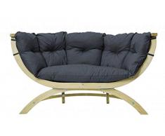 Amazonas Hammock AZ-2030918 Siena Divano Due, Antracite, Grigio Scuro, 67x171.5x94 cm