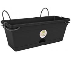 Elho Green Basics Fioriera, Nero, 30 Cm