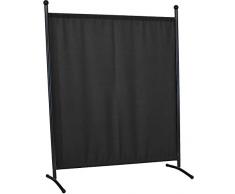 Angerer 606/04 - Paravento Classic, Grigio Ferro, Rivestimento Swingtex