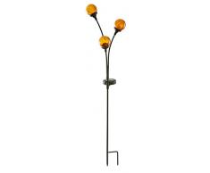 Best Season Illuminazione Solare, Trieste, Orange, 22 x 7 x 14 cm, 479 – 35