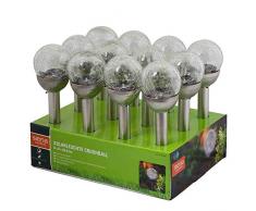 Siena Garden Solarleuchte Lampada Solare, Argento