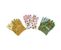 VERDEMAX 4936 Piccolo Guanto da Giardino in Cotone con Fantasia