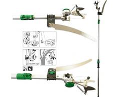 Orework 255104 - Cesoie da potatura telescopica con sega, colore: Grigio