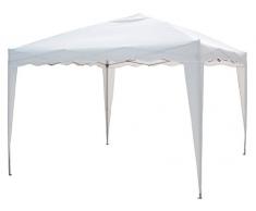 VERDELOOK Gazebo con Struttura in Ferro e Copertura in polietilene, 2x3 m, Bianco