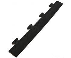 Art Plast PS50CRN/M/LOT10 Scivolo Maschio per piastrella PVC, Nero