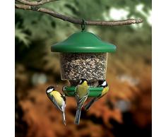 Mangiatoia per uccelli da giardino con lanterna sospesa, My Favourites, facile da riempire, impermeabile, verde