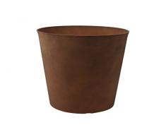 Fioriera TS, fioriera Cera-Mix Sara, resistenti al gelo e leggeri, ruggine, 31x31x27 cm, 136626