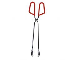 RUECAB 1169 Pinza Scalpello Barbecue Metallo Rosso 3,5 x 9,5 x 31 cm