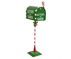 Design Toscano FU16851 Cassetta della Posta per le Lettere a Babbo Natale, 20.5x35.5x86.5 cm