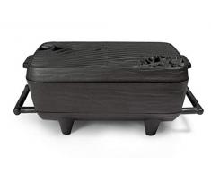 Ferlux Mini Barbecue Portatile, Grigio