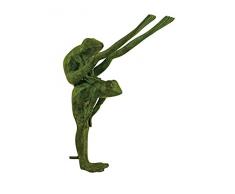 Mr Fredrik Leap Frog, Height 35 cm Fontana, Verde, 15x26x35 cm
