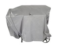 Ultranatura Fodera Protettiva in Tessuto Sylt per Grill da Giardino, Fodera Protettiva Contro Le intemperie per Grill a Gas o Smoker, Copertura BBQ Tonda o angolare, 120 X 75 X 100 cm