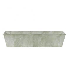 Scatola balcone Artstone, fioriera Ella, resistente al gelo e leggera, eucalipto, 74x17x17 cm, 135667