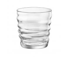 Bormioli Bicchiere Acqua Riflessi, 6 Pezzi