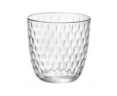 Bormioli Bicchiere Da Acqua Slot Trasparente, 6 Pezzi