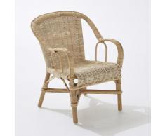 La Redoute - Poltrona bambino KOK , midollo di vimini naturale, Swan
