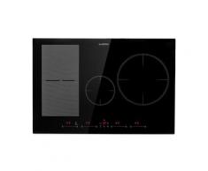 Piano cottura a induzione incasso Delicatessa 77 Hybrid di Klarstein 4 zone 7000W nero
