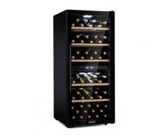Barossa 102D Frigorifero per Vini 2 Zone 102 Bottiglie Touch LED nero