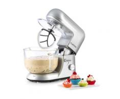 Bella Argentea 2G Robot Da Cucina 1200W 2,5/5 Brocca In Vetro Argento